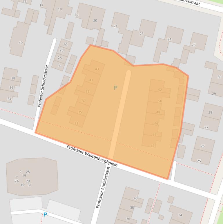 Kaart van postcodegebied 8801DH.