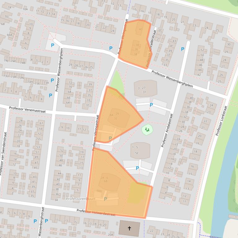 Kaart van postcodegebied 8801DL.