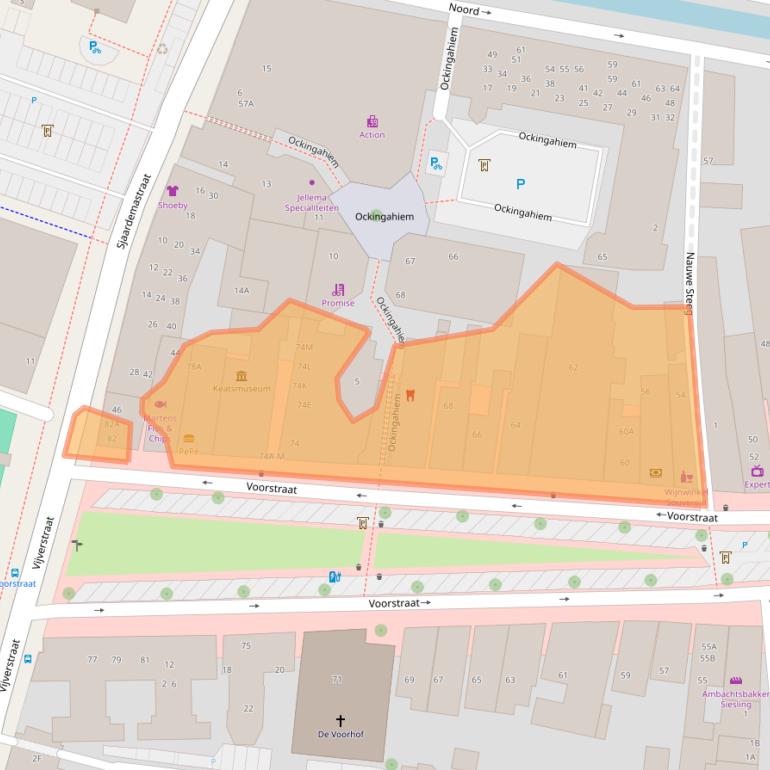 Kaart van postcodegebied 8801LE.