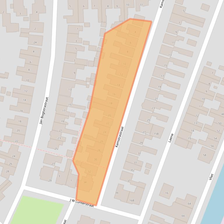 Kaart van postcodegebied 8801VL.