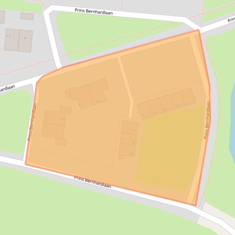 Kaart van postcodegebied 8802CB.