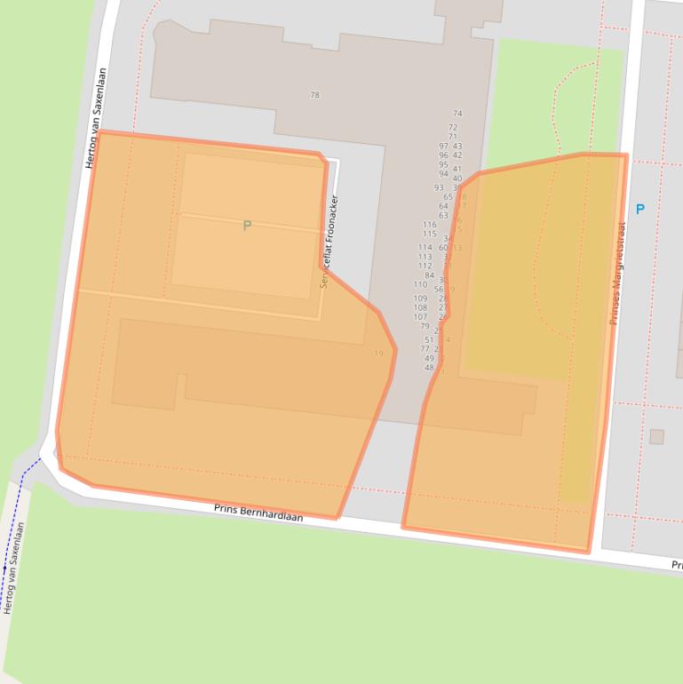 Kaart van postcodegebied 8802CJ.