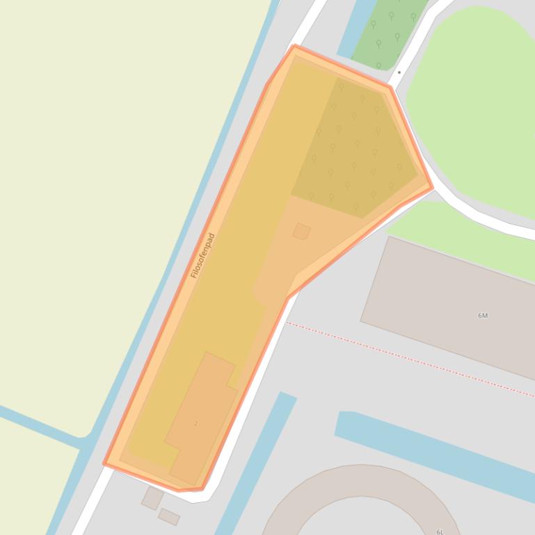 Kaart van postcodegebied 8802PA.