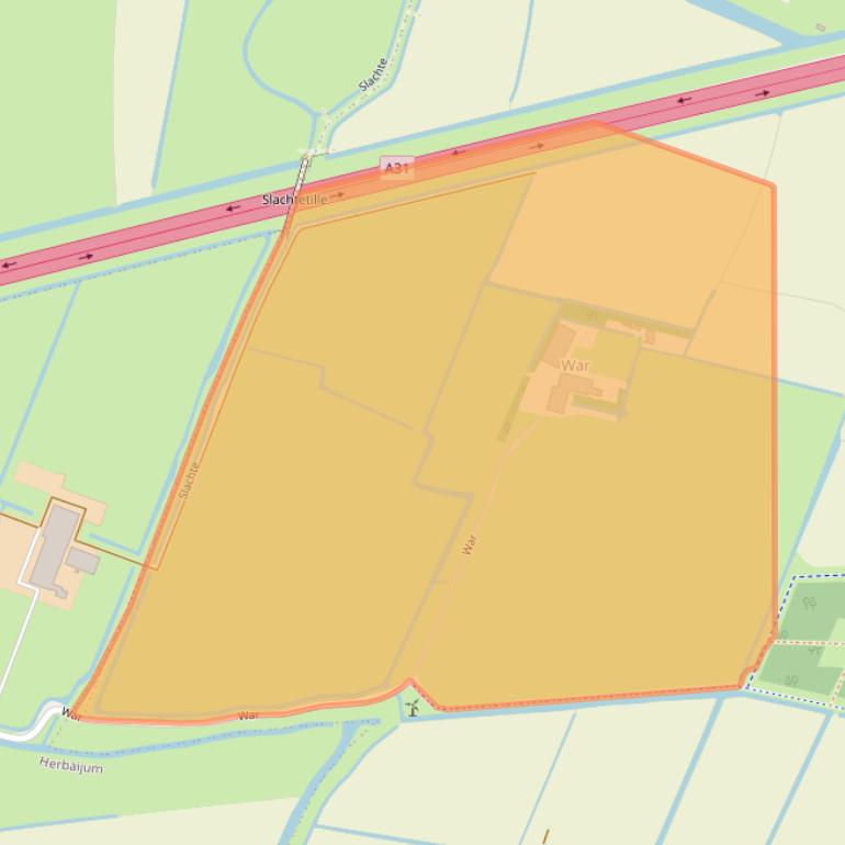 Kaart van postcodegebied 8802PH.