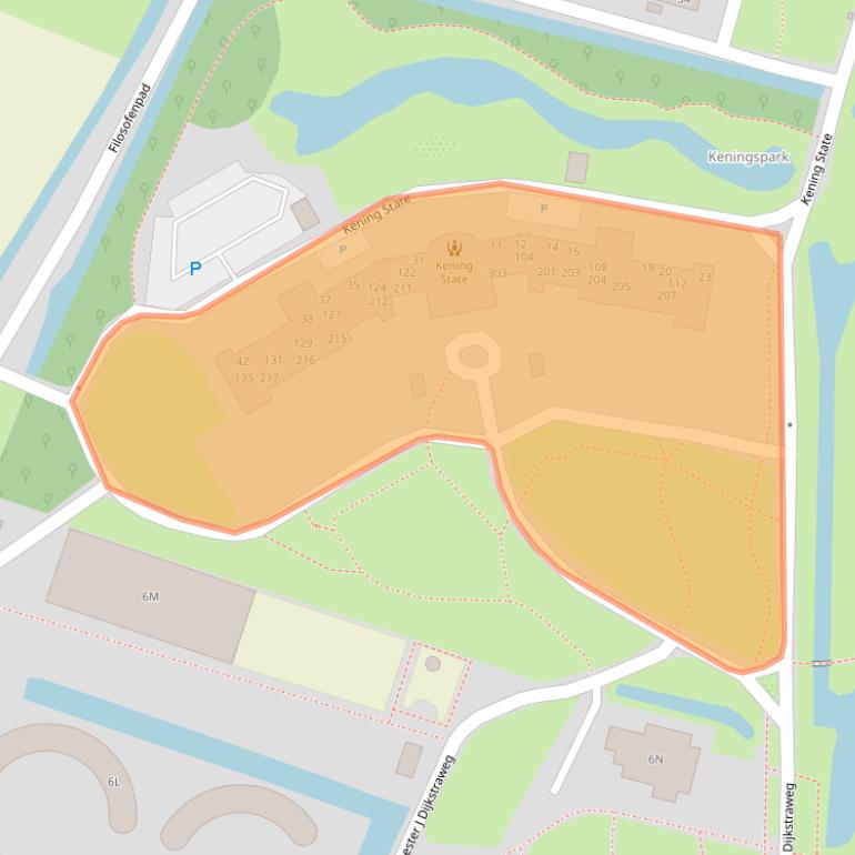 Kaart van postcodegebied 8802VG.