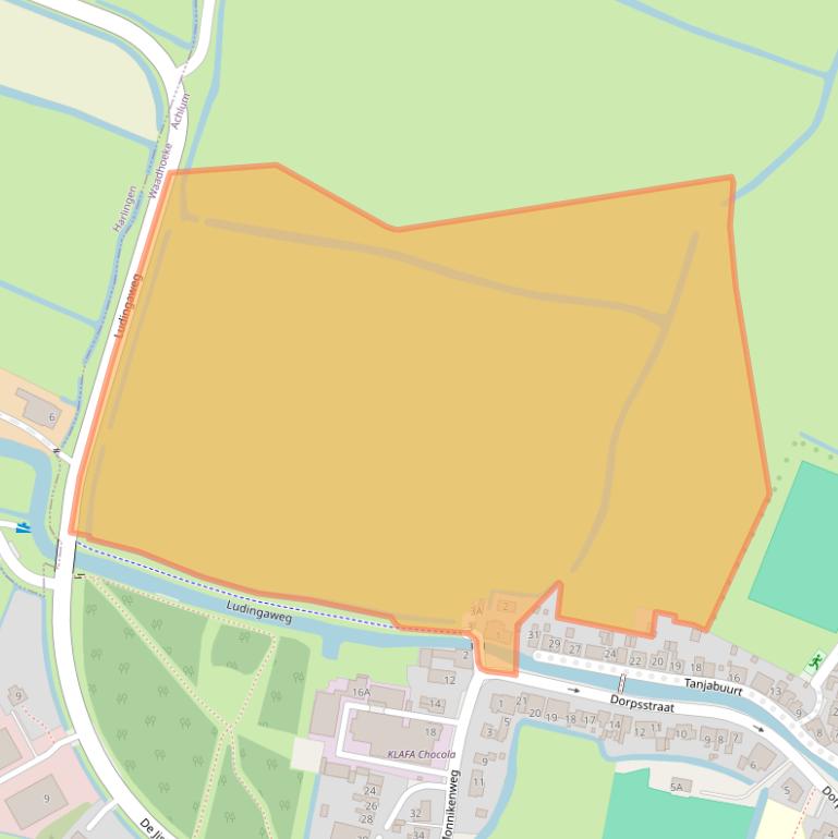 Kaart van postcodegebied 8806KC.