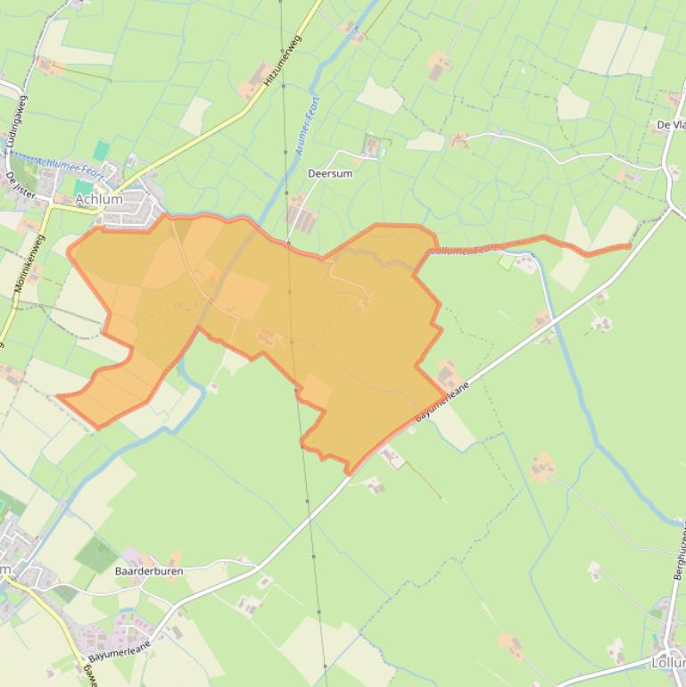 Kaart van postcodegebied 8806KR.