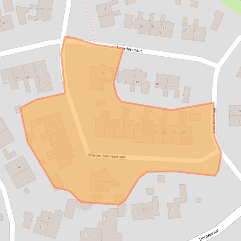 Kaart van postcodegebied 8808HK.