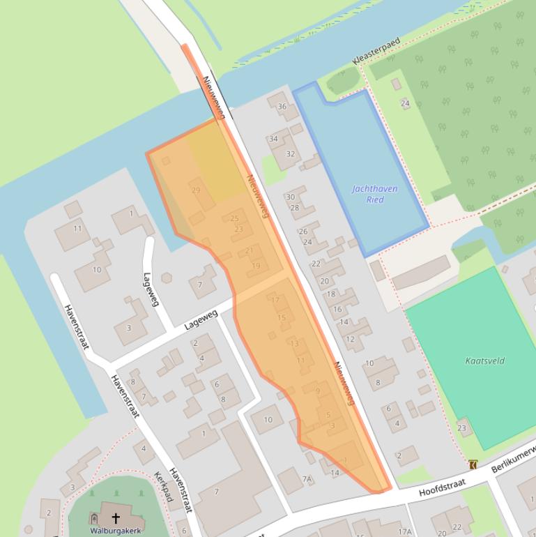 Kaart van postcodegebied 8811HH.