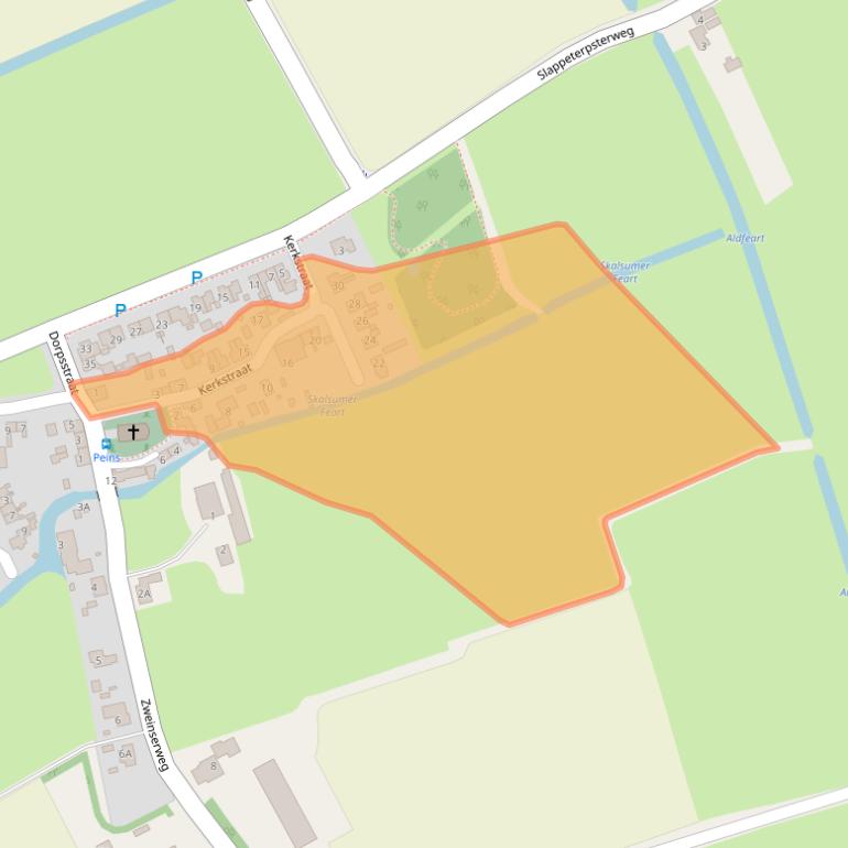 Kaart van postcodegebied 8812JP.