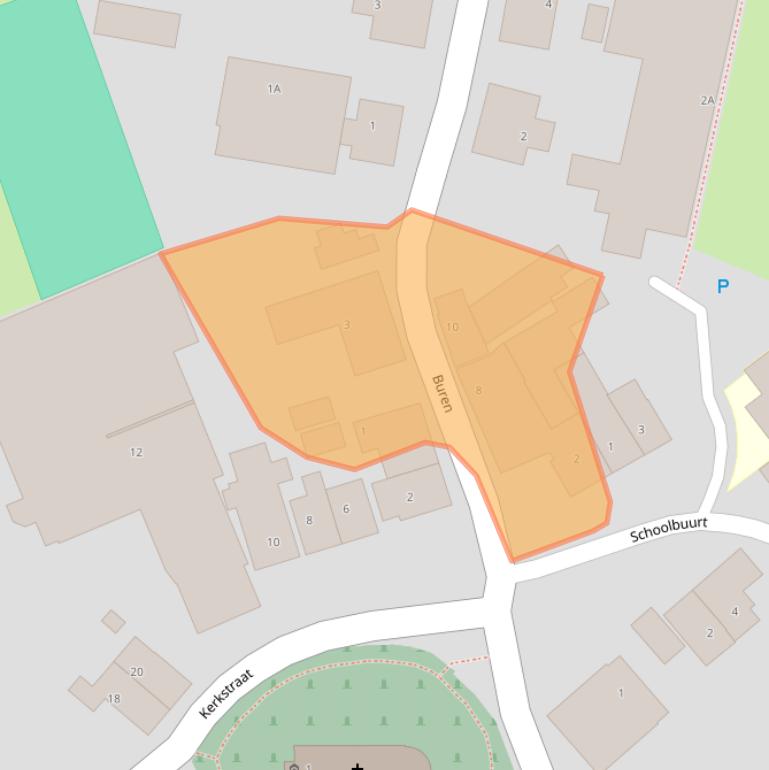 Kaart van postcodegebied 8823SL.