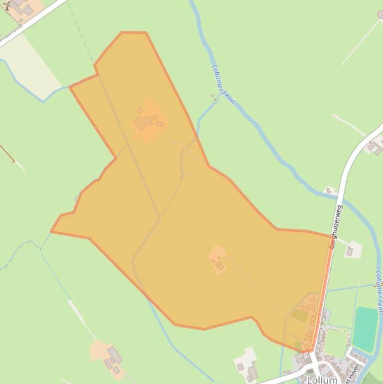 Kaart van postcodegebied 8823SM.