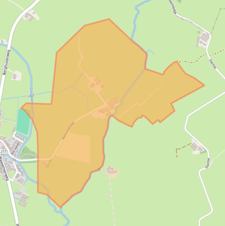 Kaart van postcodegebied 8823ST.