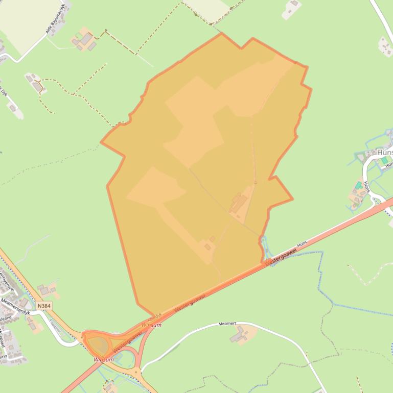 Kaart van postcodegebied 8831ZK.