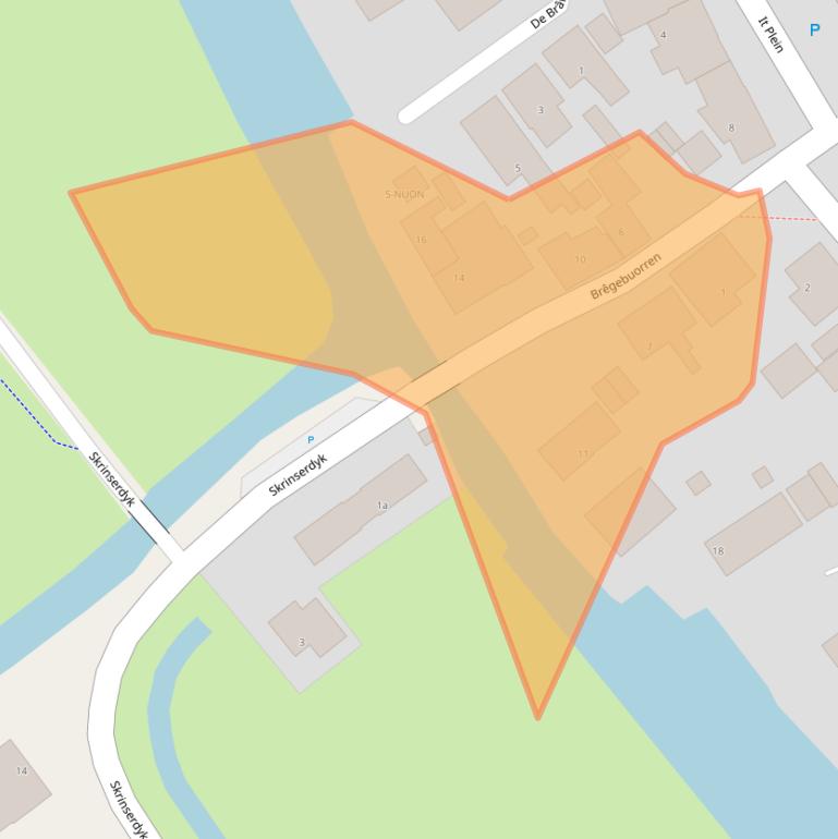 Kaart van postcodegebied 8835XD.