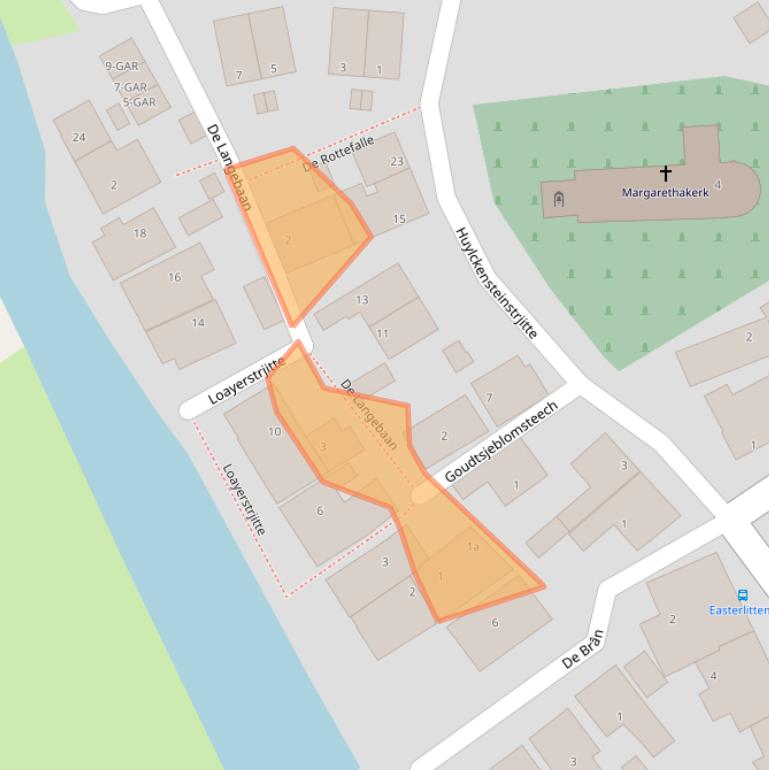 Kaart van postcodegebied 8835XP.