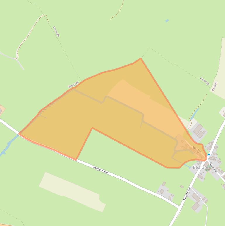 Kaart van postcodegebied 8841KH.