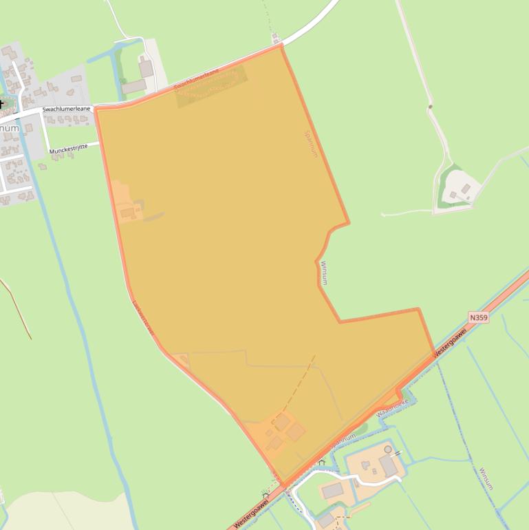 Kaart van postcodegebied 8843KK.