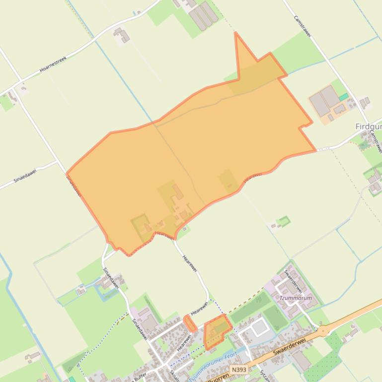 Kaart van postcodegebied 8851GC.