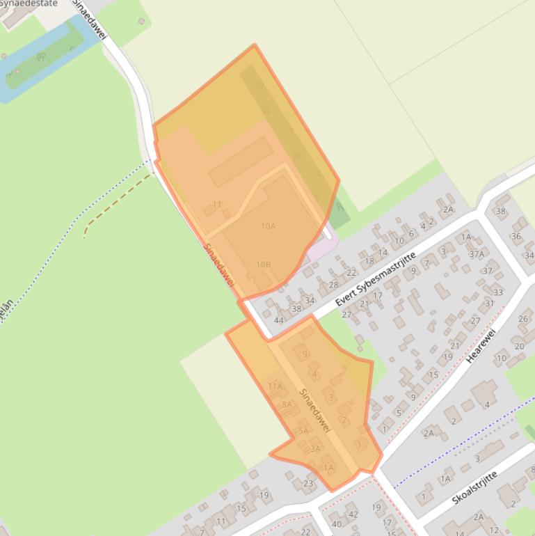 Kaart van postcodegebied 8851GG.