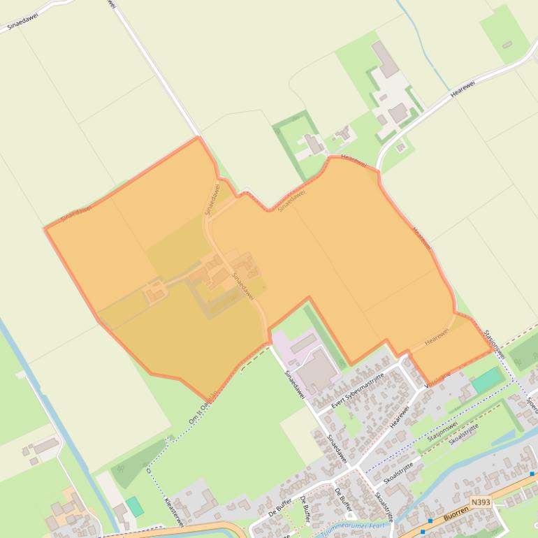 Kaart van postcodegebied 8851GH.