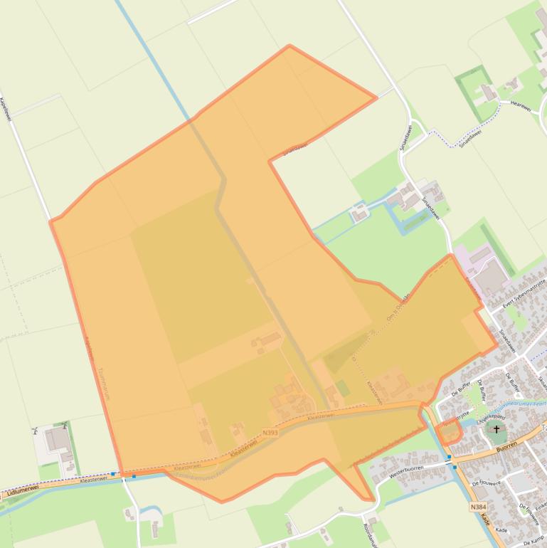 Kaart van postcodegebied 8851GP.