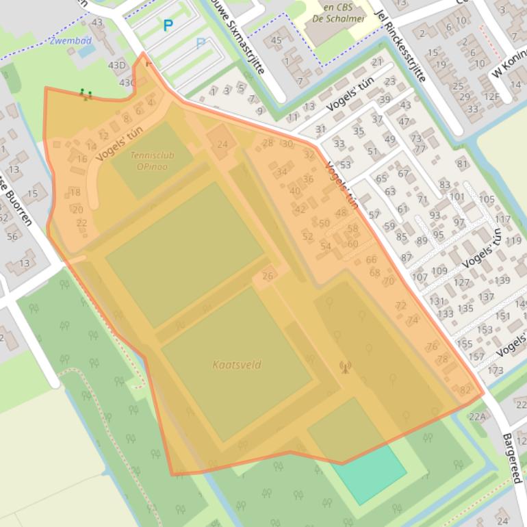 Kaart van postcodegebied 8851HV.