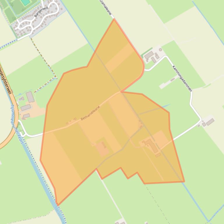 Kaart van postcodegebied 8851RD.