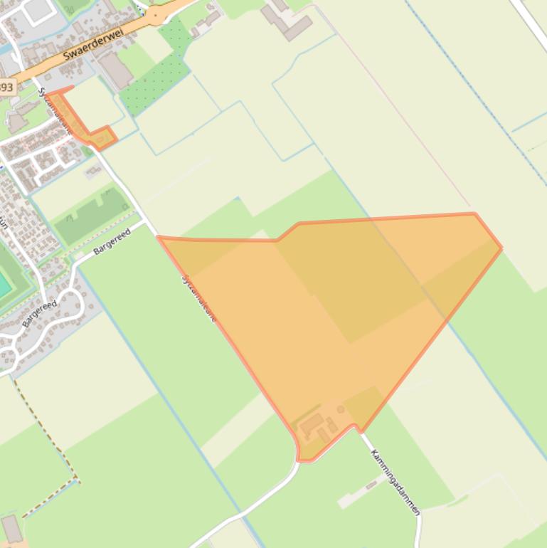 Kaart van postcodegebied 8851RH.