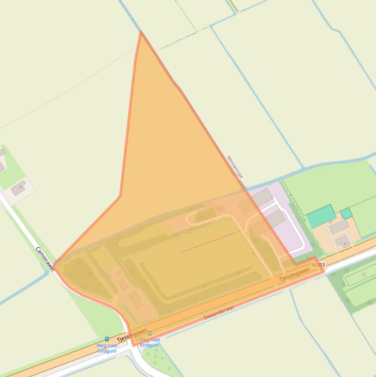 Kaart van postcodegebied 8852RG.