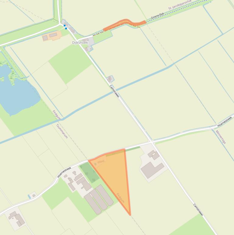 Kaart van postcodegebied 8852RL.