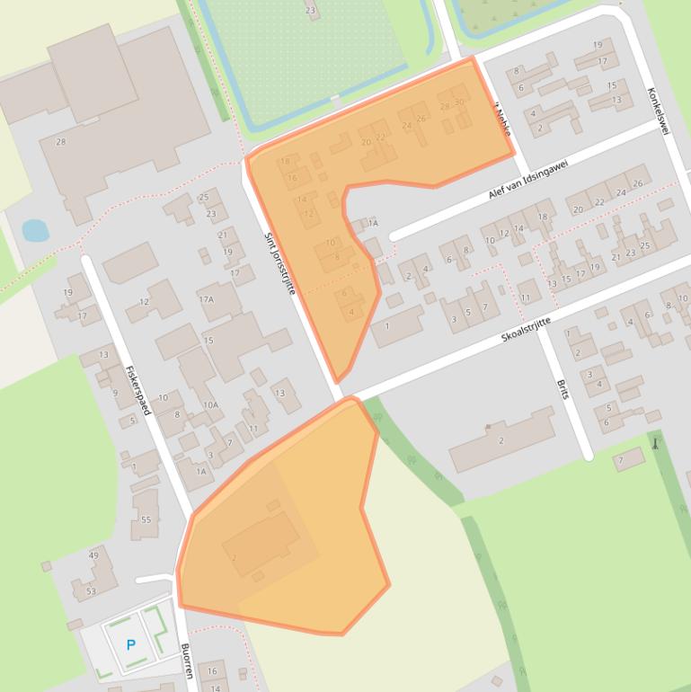 Kaart van postcodegebied 8854AL.