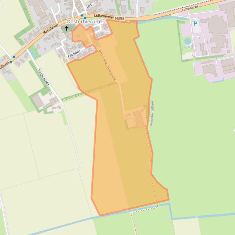 Kaart van postcodegebied 8854AT.