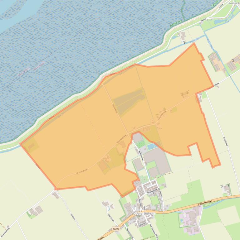 Kaart van postcodegebied 8854RP.