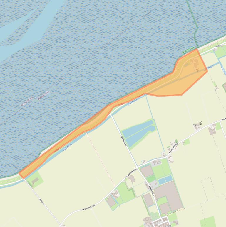Kaart van postcodegebied 8854RR.