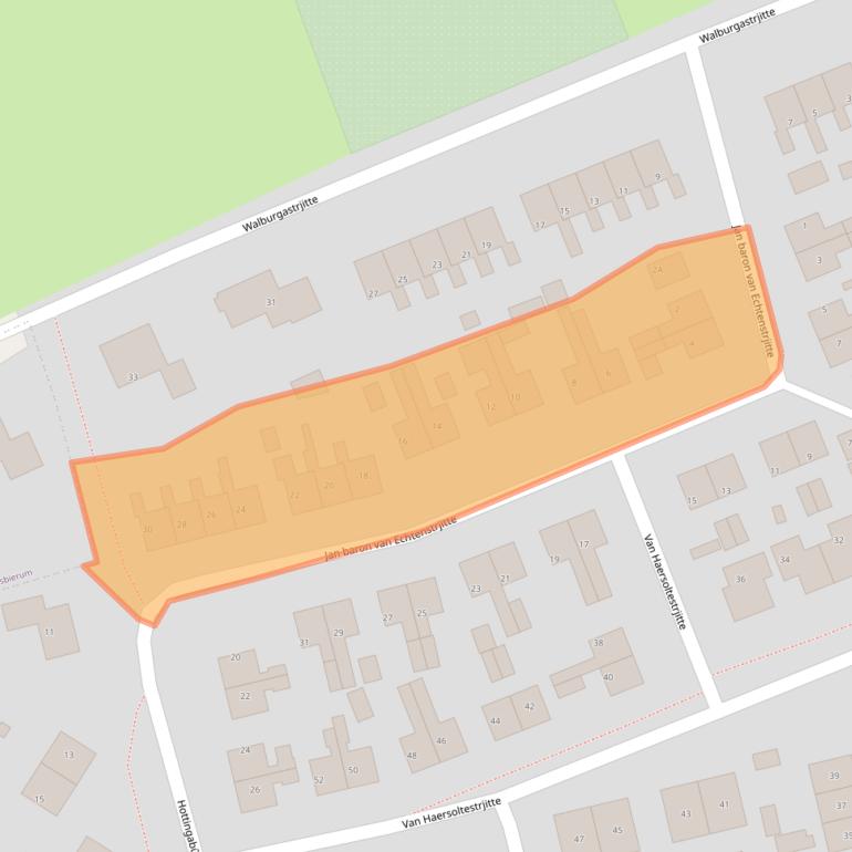 Kaart van postcodegebied 8855CN.