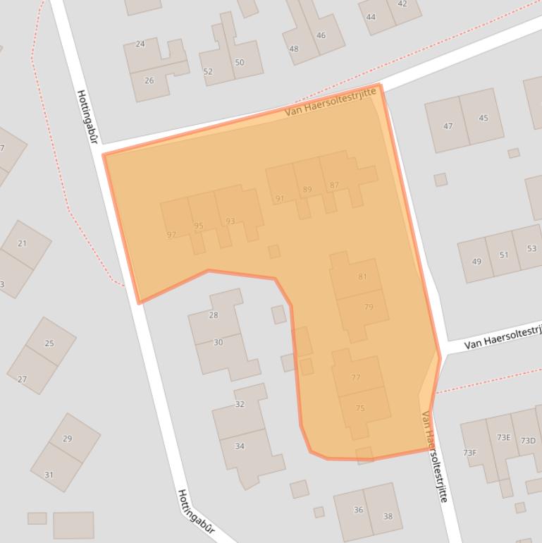 Kaart van postcodegebied 8855CV.