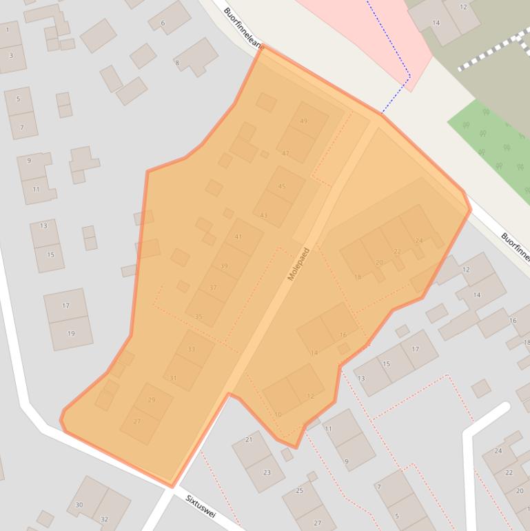 Kaart van postcodegebied 8855HG.