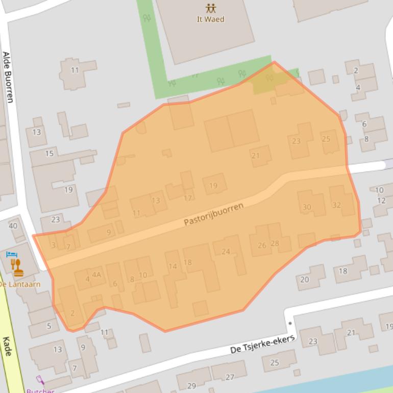 Kaart van postcodegebied 8855HS.