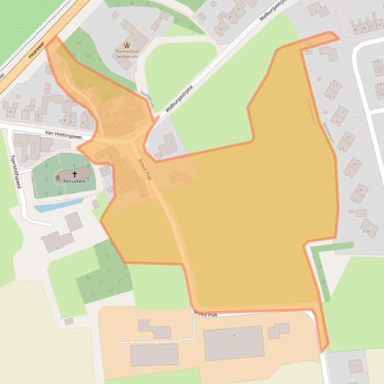 Kaart van postcodegebied 8856BW.