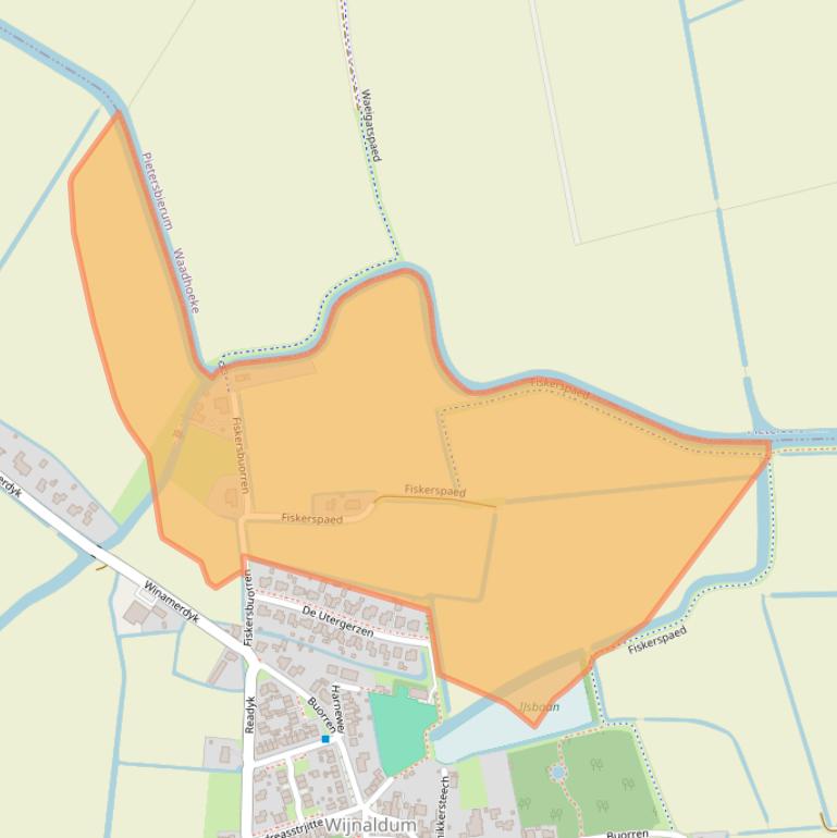 Kaart van postcodegebied 8857BD.