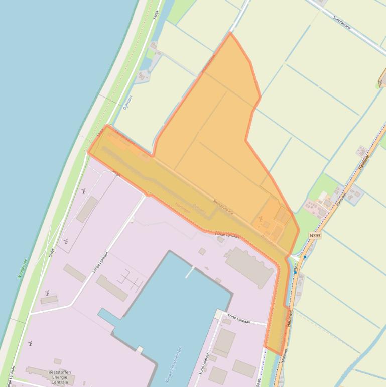 Kaart van postcodegebied 8857RA.