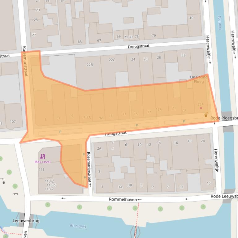 Kaart van postcodegebied 8861AD.