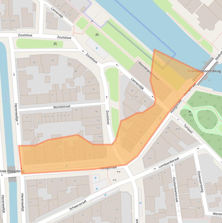 Kaart van postcodegebied 8861AE.