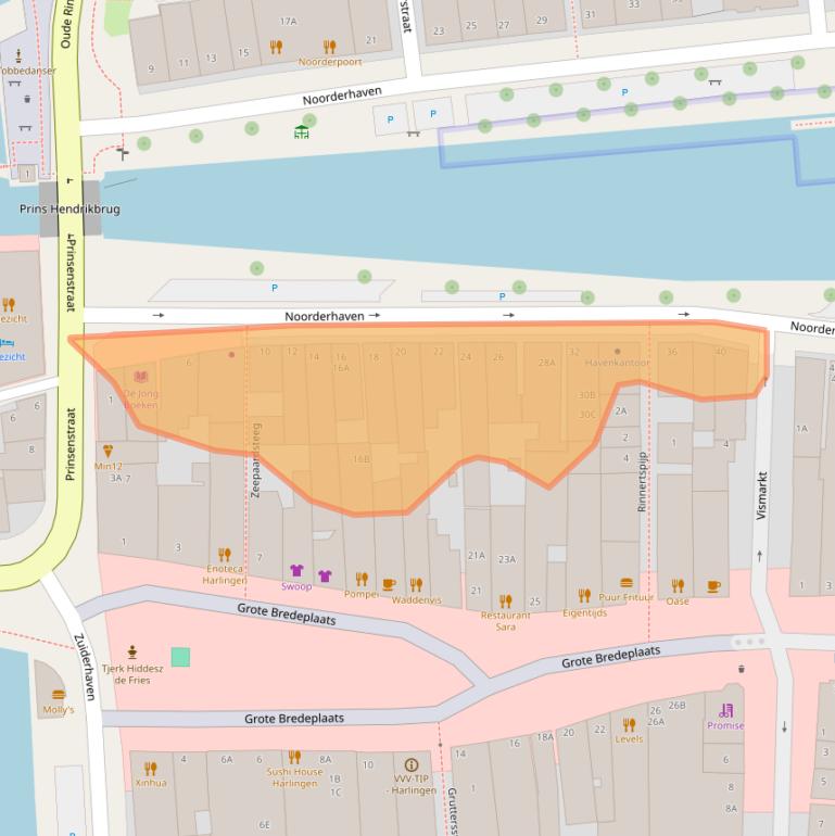 Kaart van postcodegebied 8861AN.