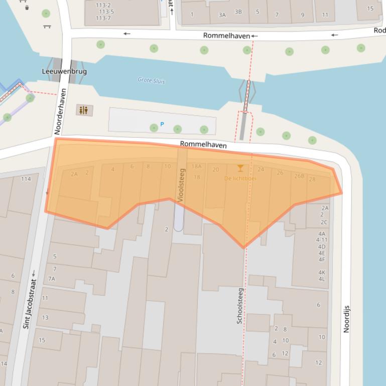Kaart van postcodegebied 8861AS.
