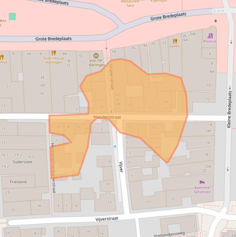 Kaart van postcodegebied 8861BR.