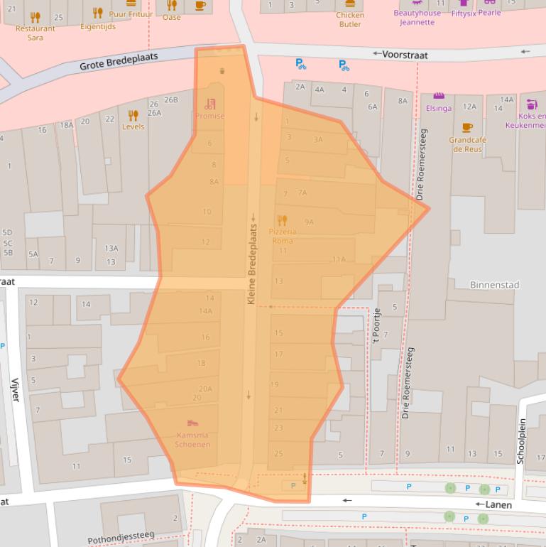 Kaart van postcodegebied 8861BV.