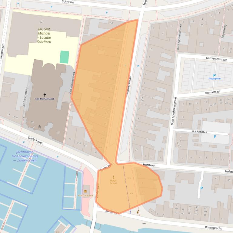 Kaart van postcodegebied 8861CX.