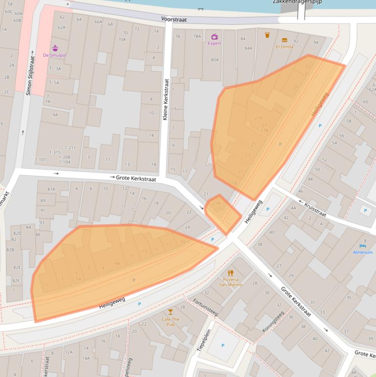 Kaart van postcodegebied 8861CZ.